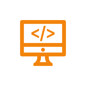 Icono de desarrollo web a medida